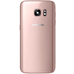 Samsung Galaxy S7 G930 Vitre arrière or rose avec lentille - OEM