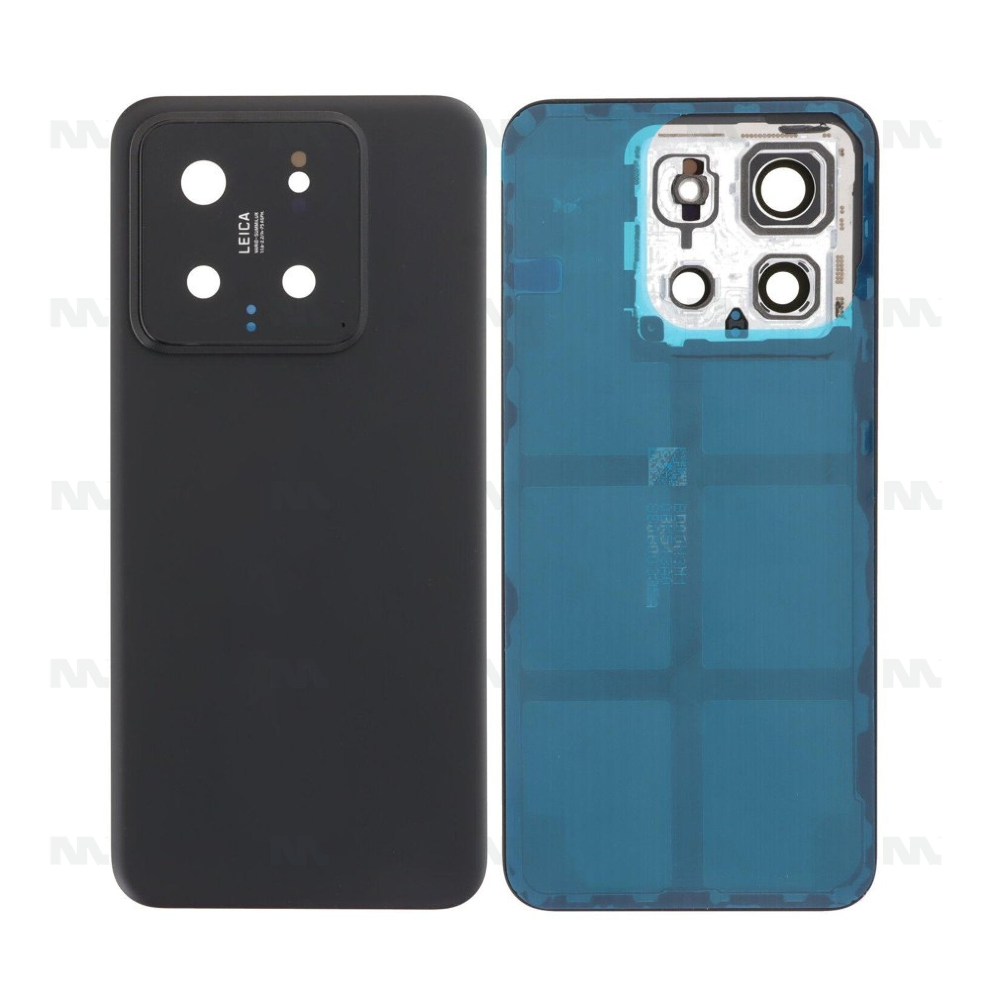 Vitre arrière Xiaomi 14 (23127PN0CC) Noire avec lentille - OEM