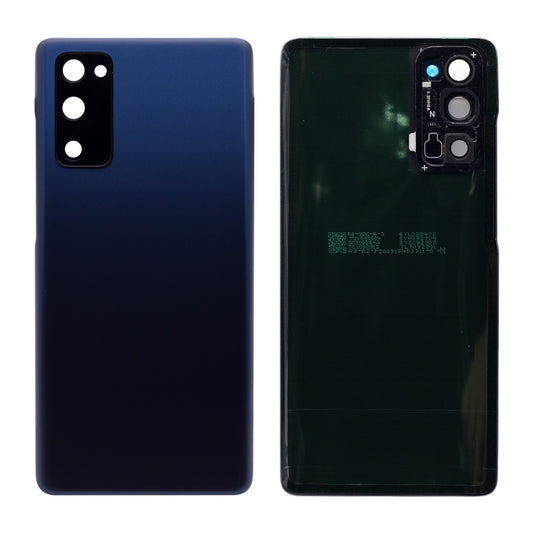 Vitre arrière Samsung Galaxy S20 FE G780 Bleu Marine Nuage Avec lentille - OEM