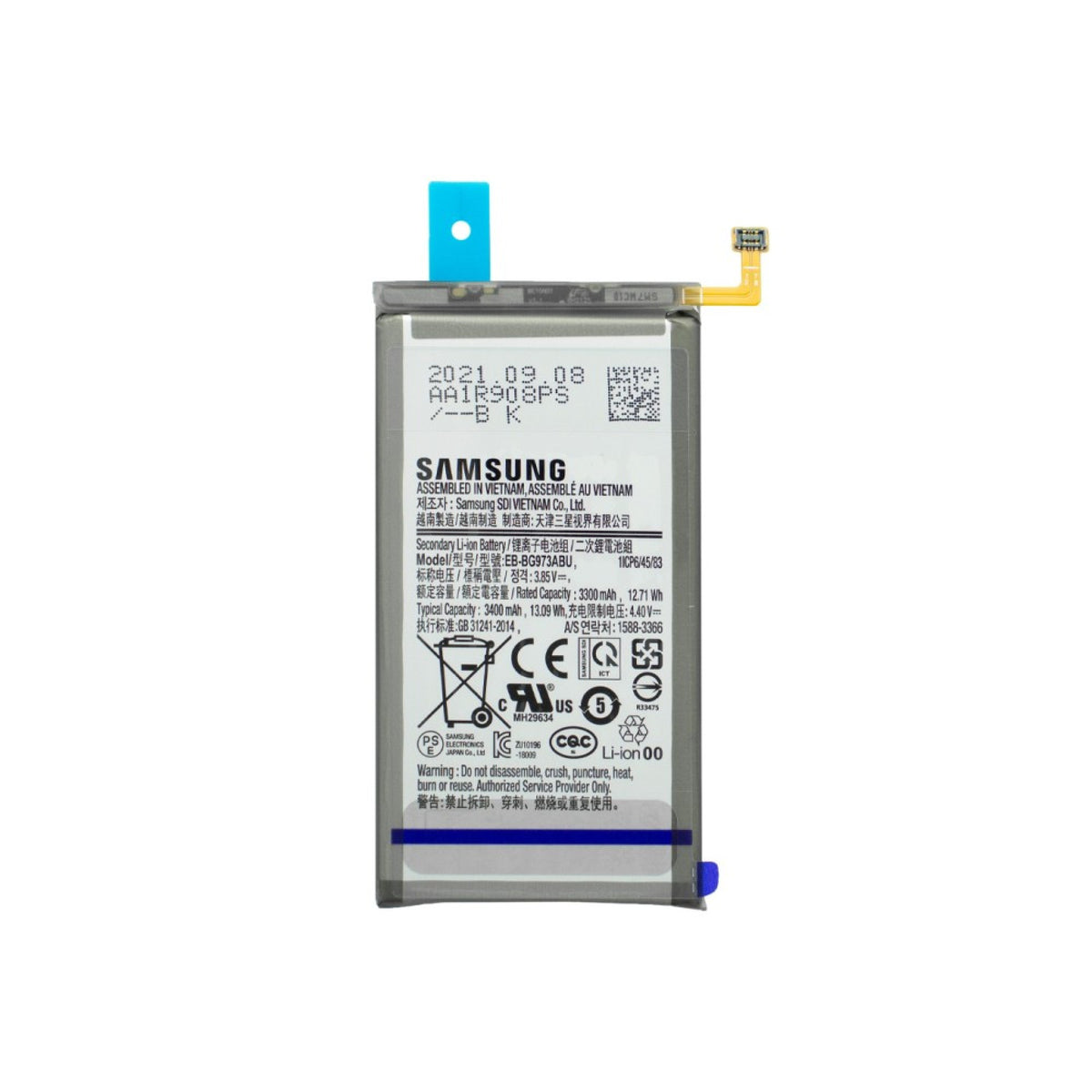 Batterie Samsung Galaxy S10 G973 EB-BG973ABU - Originale