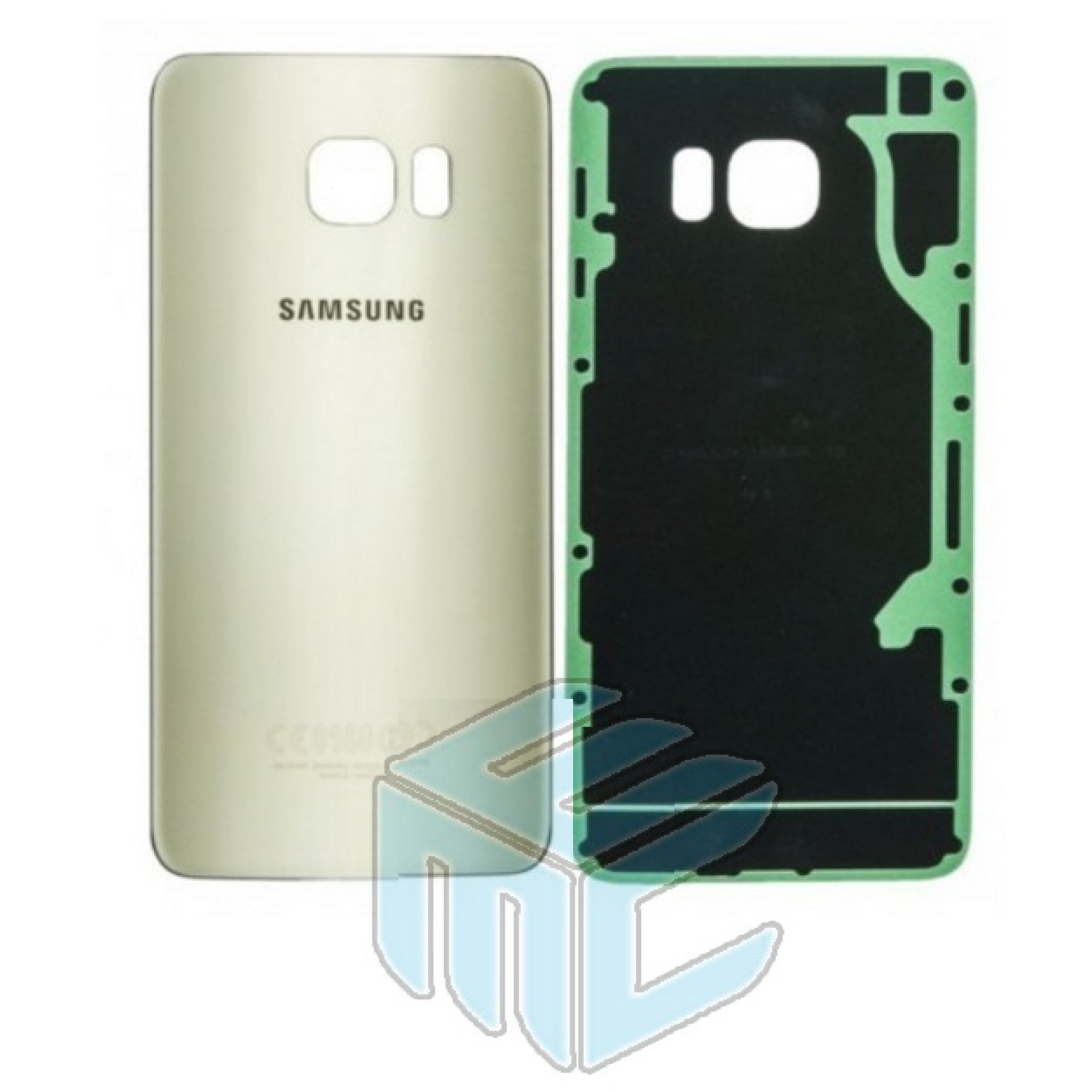 Samsung Galaxy S6 Edge Plus G928 Vitre arrière Or platine sans lentille - OEM