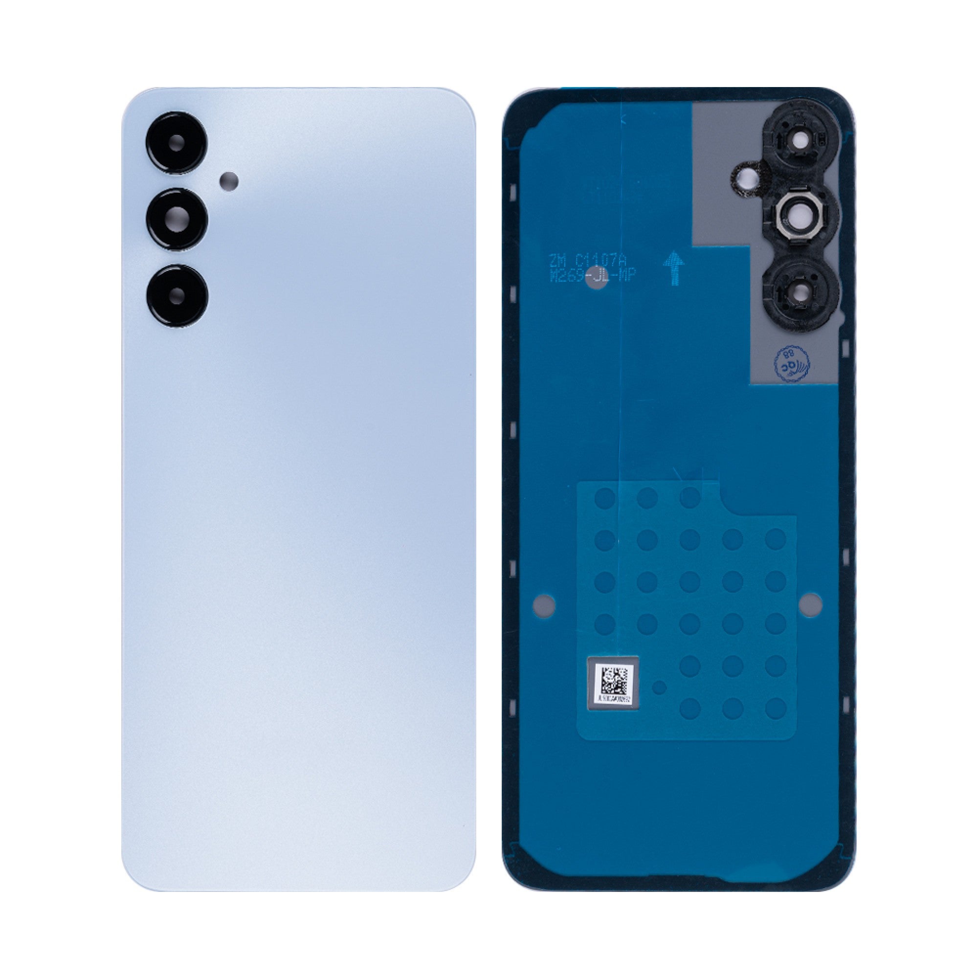 Vitre arrière Samsung Galaxy A05s A057F Argent sans lentille – OEM