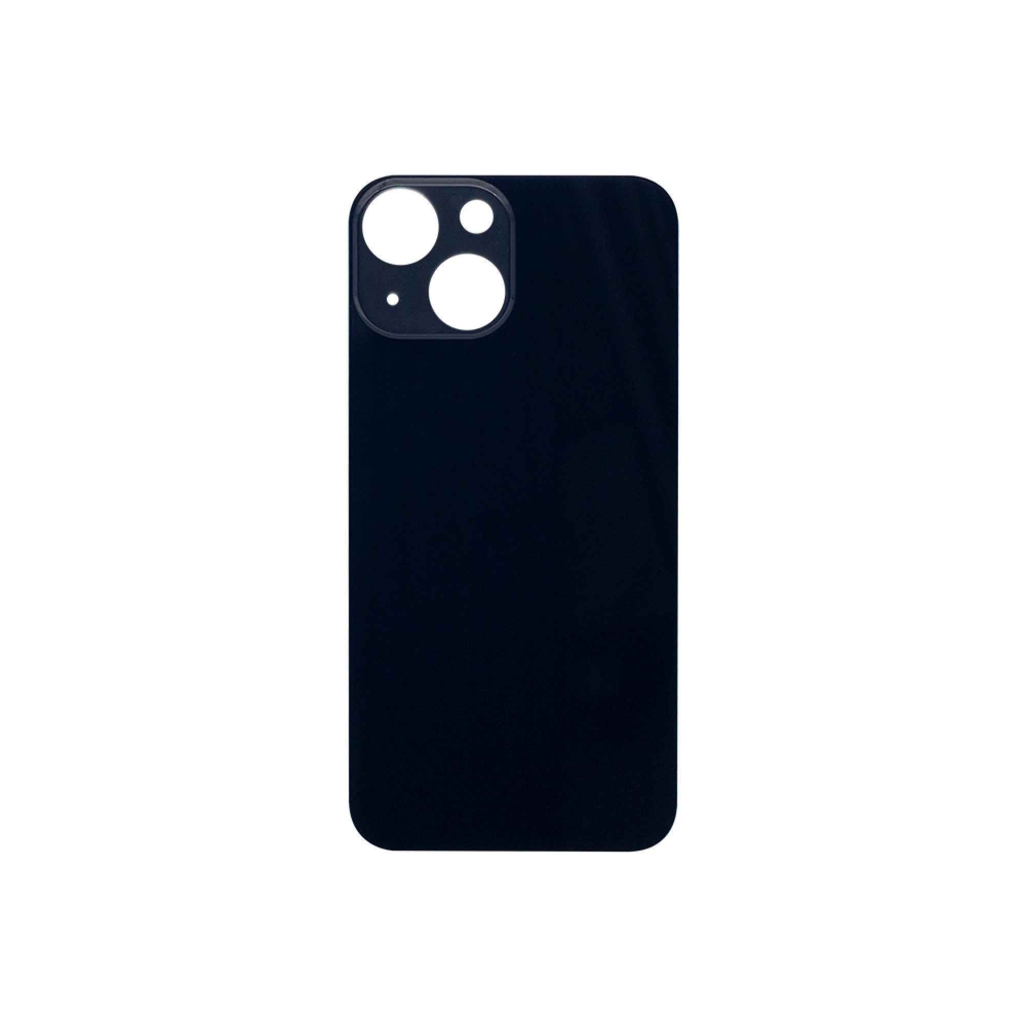 Vitre arrière iPhone 13 Mini Noire (Cadre caméra agrandi) - OEM