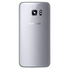 Samsung Galaxy S7 G930 Vitre arrière argent avec lentille - OEM