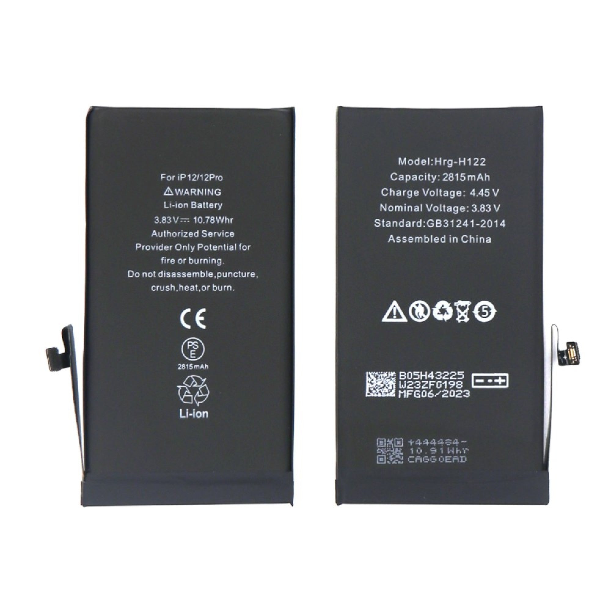 Batterie iPhone 12 / 12 Pro avec puce TI - OEM