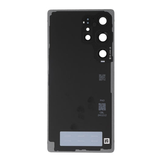 Vitre arrière Original Samsung Galaxy S25 Ultra (S938) Noir Profond Titane avec Lentille