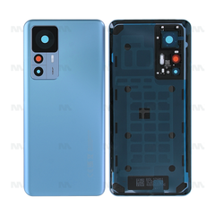 Vitre arrière Xiaomi 12T (22071212AG) Bleu avec lentille - OEM