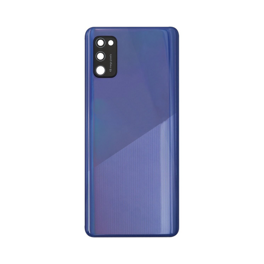 Vitre arrière Samsung Galaxy A31 A315F Prism Crush Bleue avec lentille – OEM