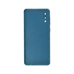 Vitre arrière Samsung Galaxy A02 A022F Bleue Avec Lentille - OEM