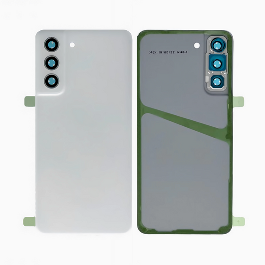 Vitre arrière Samsung Galaxy S21 FE G990 Blanc Avec lentille - OEM