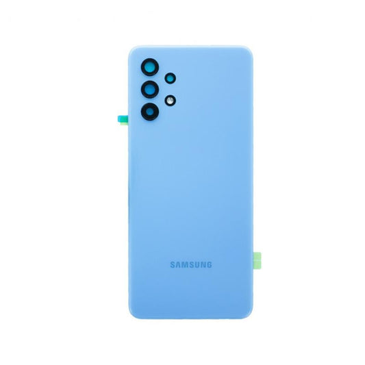Vitre arrière Samsung Galaxy A32 A325F Bleu avec lentille – OEM