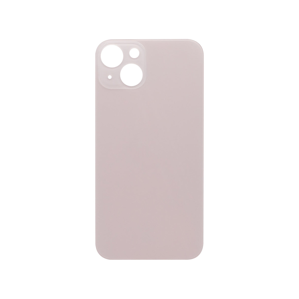 Vitre arrière iPhone 13 Rose (Cadre caméra agrandi) - OEM