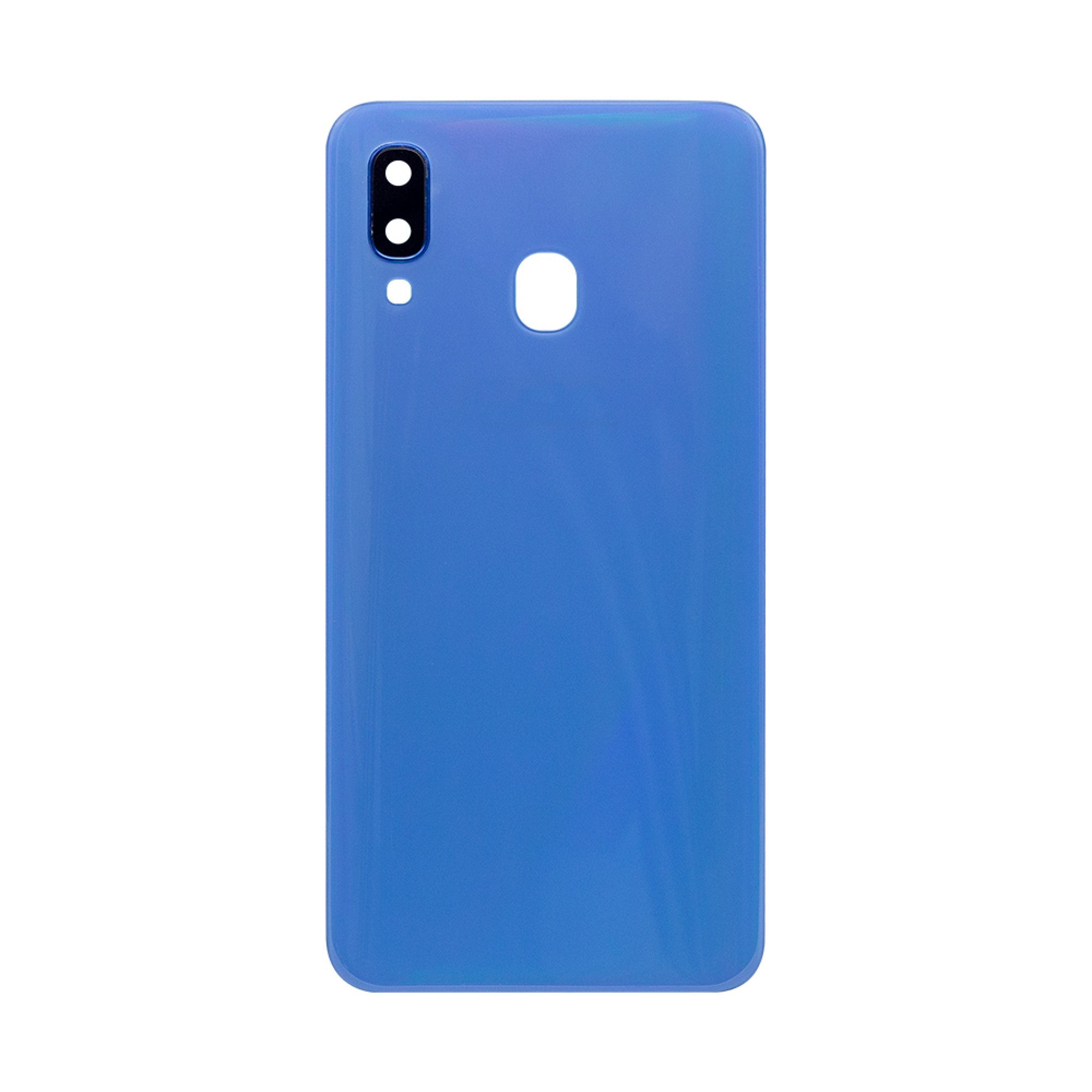 Vitre arrière Samsung Galaxy A40 A405F Bleue avec lentille – OEM
