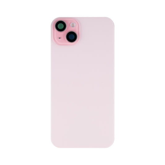 Vitre arrière iPhone 15 Plus Rose avec NFC (Cadre caméra agrandi)
