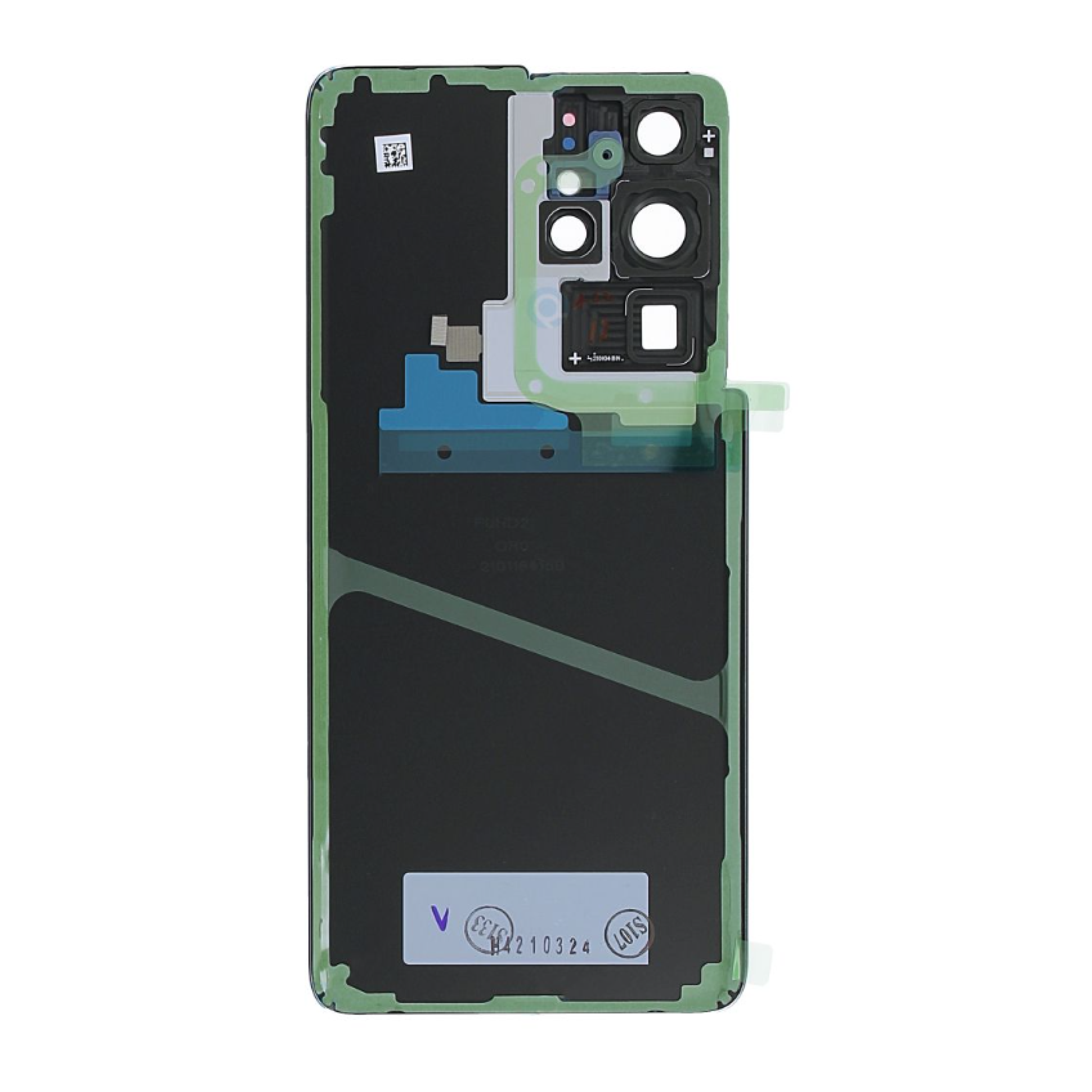 Vitre arrière originale Samsung Galaxy S21 Ultra G998 Bleu Marine Avec lentille
