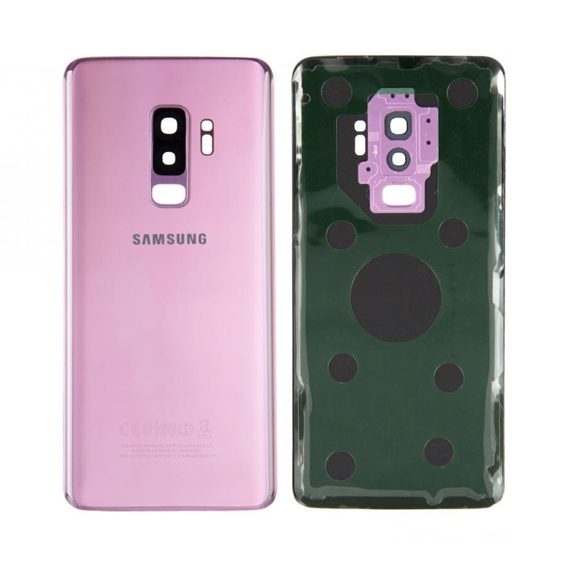Samsung Galaxy S9 Plus G965 Vitre arrière violet avec lentille - OEM