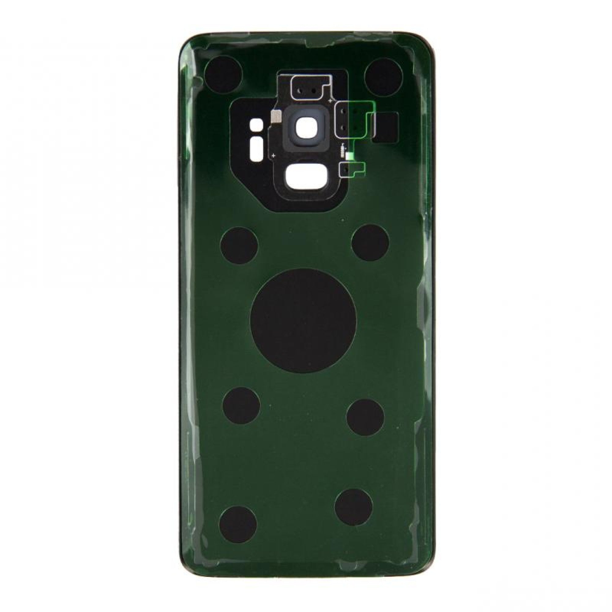 Samsung Galaxy S9 G960 Vitre arrière noir minuit avec lentille - OEM