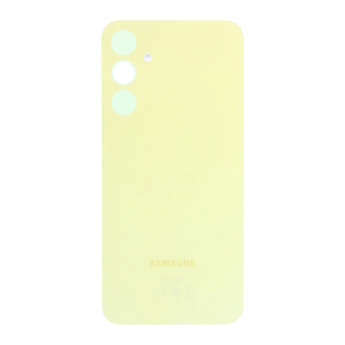 Vitre arrière Samsung Galaxy A25 A256B Personality Jaune sans lentille GH82-33053C – Original