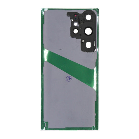 Samsung Galaxy S23 Ultra S918 Vitre arrière originale Crème avec lentille