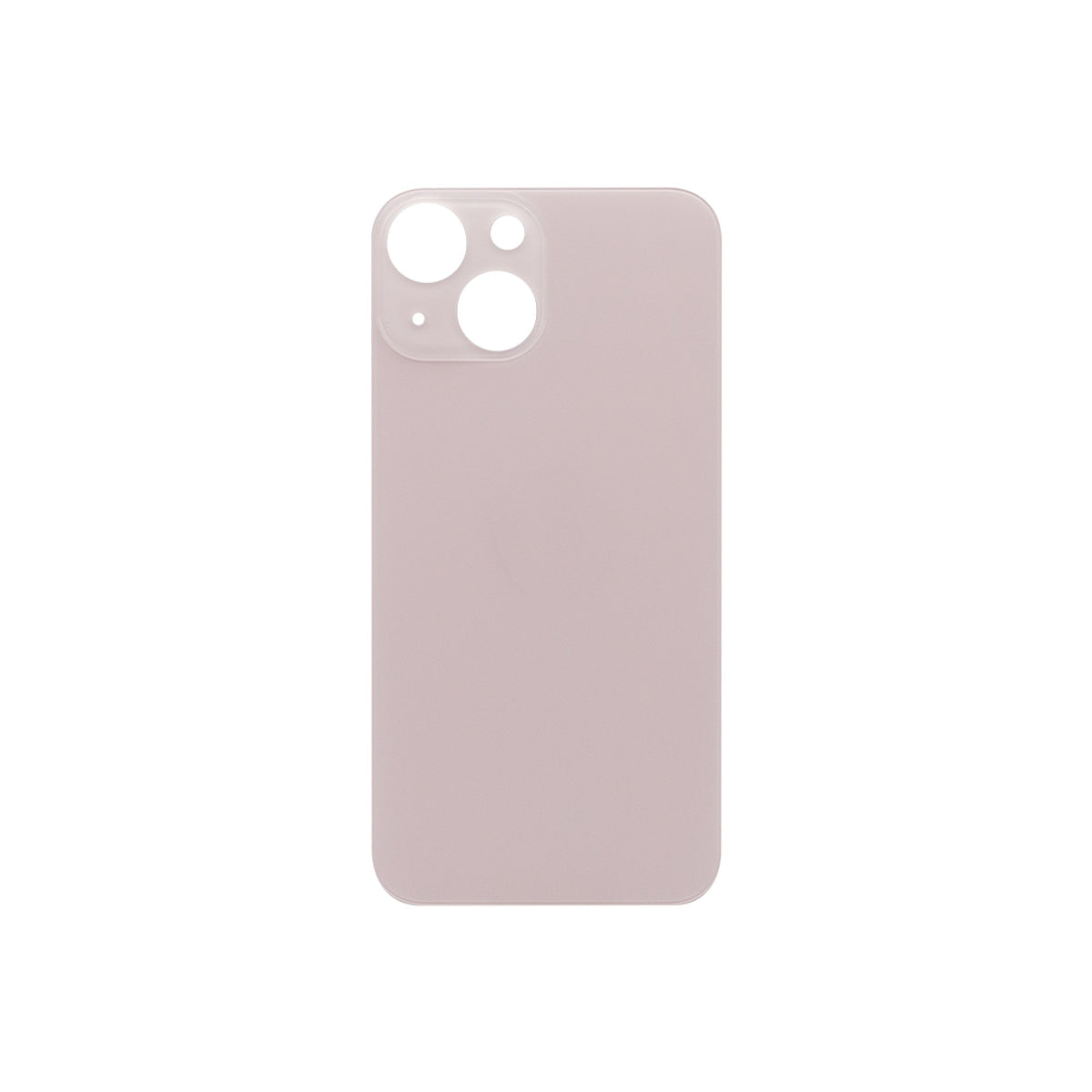 Vitre arrière iPhone 13 Mini Rose (Cadre caméra agrandi) - OEM
