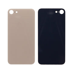 Vitre arrière iPhone 8 Or Extra (Cadre caméra agrandi) - OEM