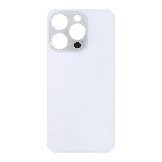Vitre arrière iPhone 14 Pro Blanc (Contour caméra agrandi)