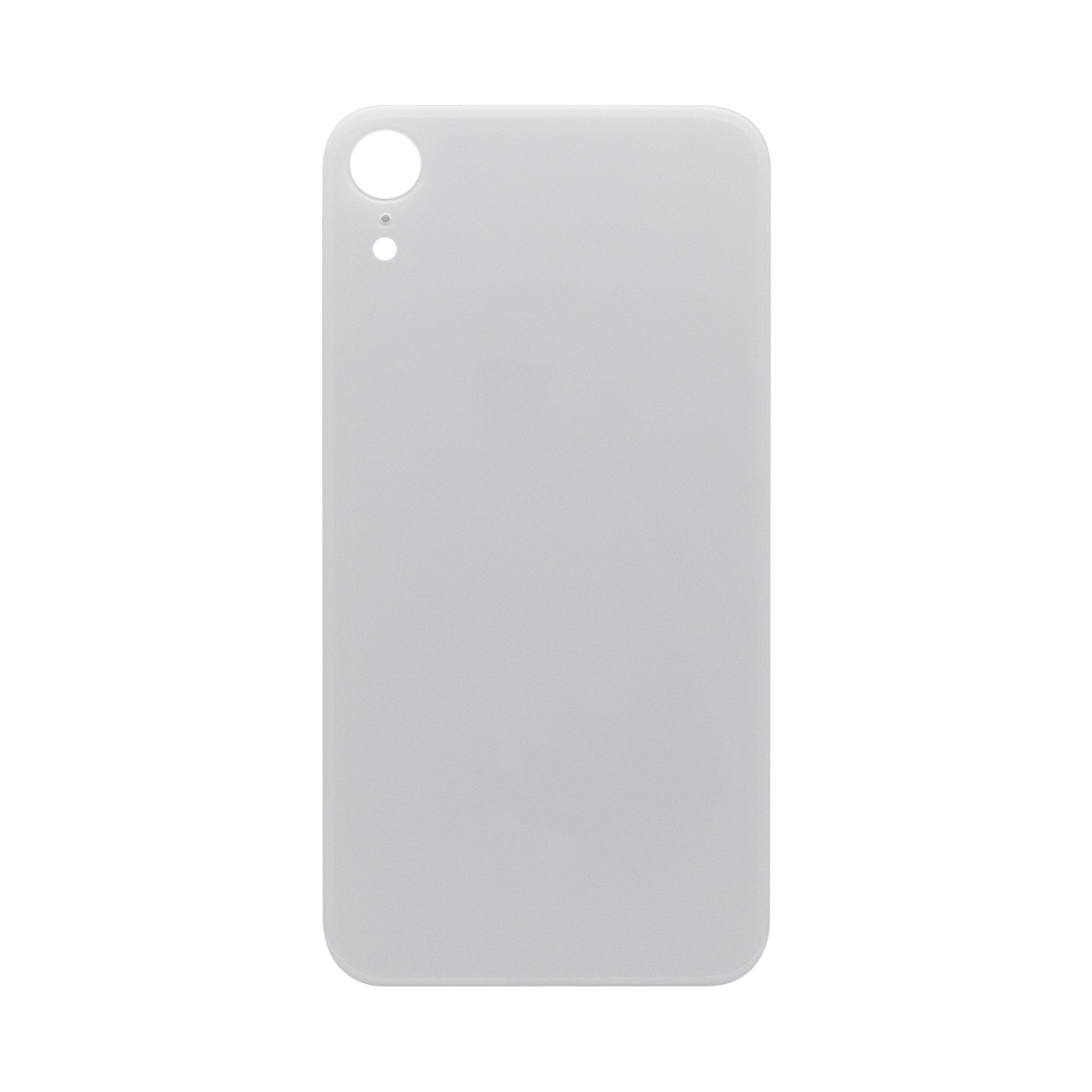 Vitre arrière iPhone Xr Blanche (Cadre caméra agrandi) - OEM