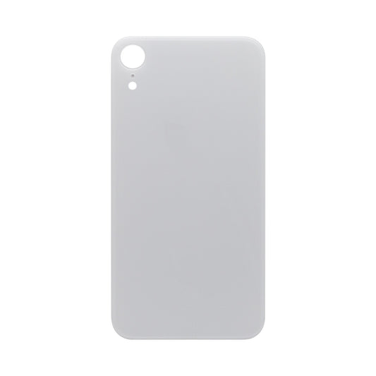 Vitre arrière iPhone Xr Blanche (Cadre caméra agrandi) - OEM