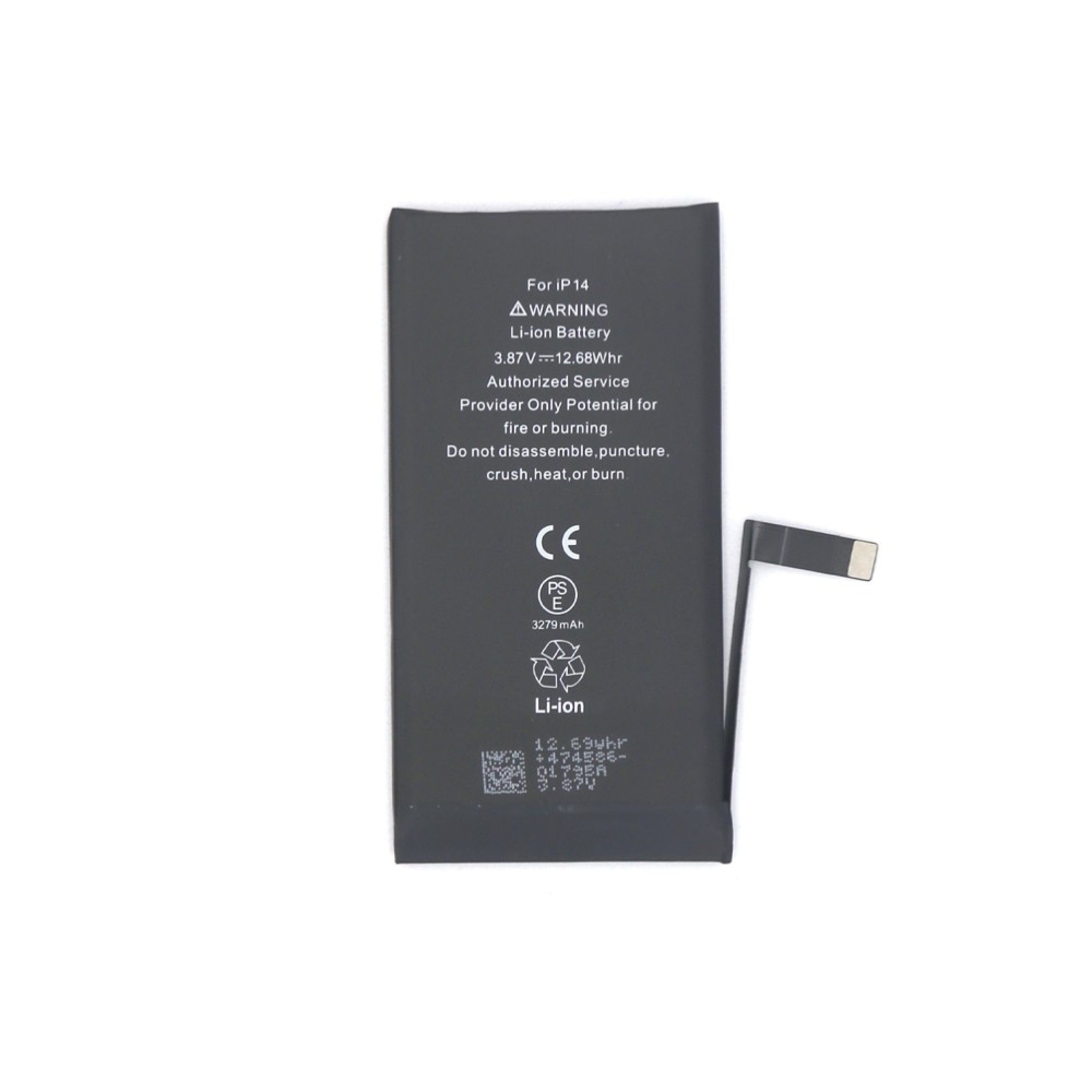 Batterie pour iPhone 14 avec puce TI - OEM