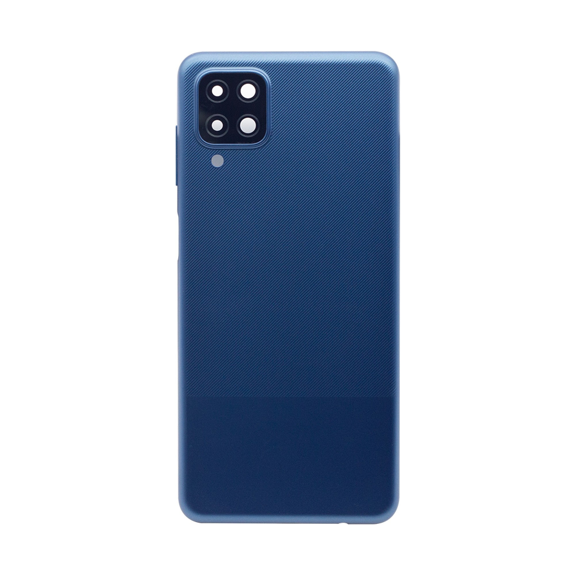 Vitre arrière Samsung Galaxy A12 A125F Bleue avec lentille – OEM