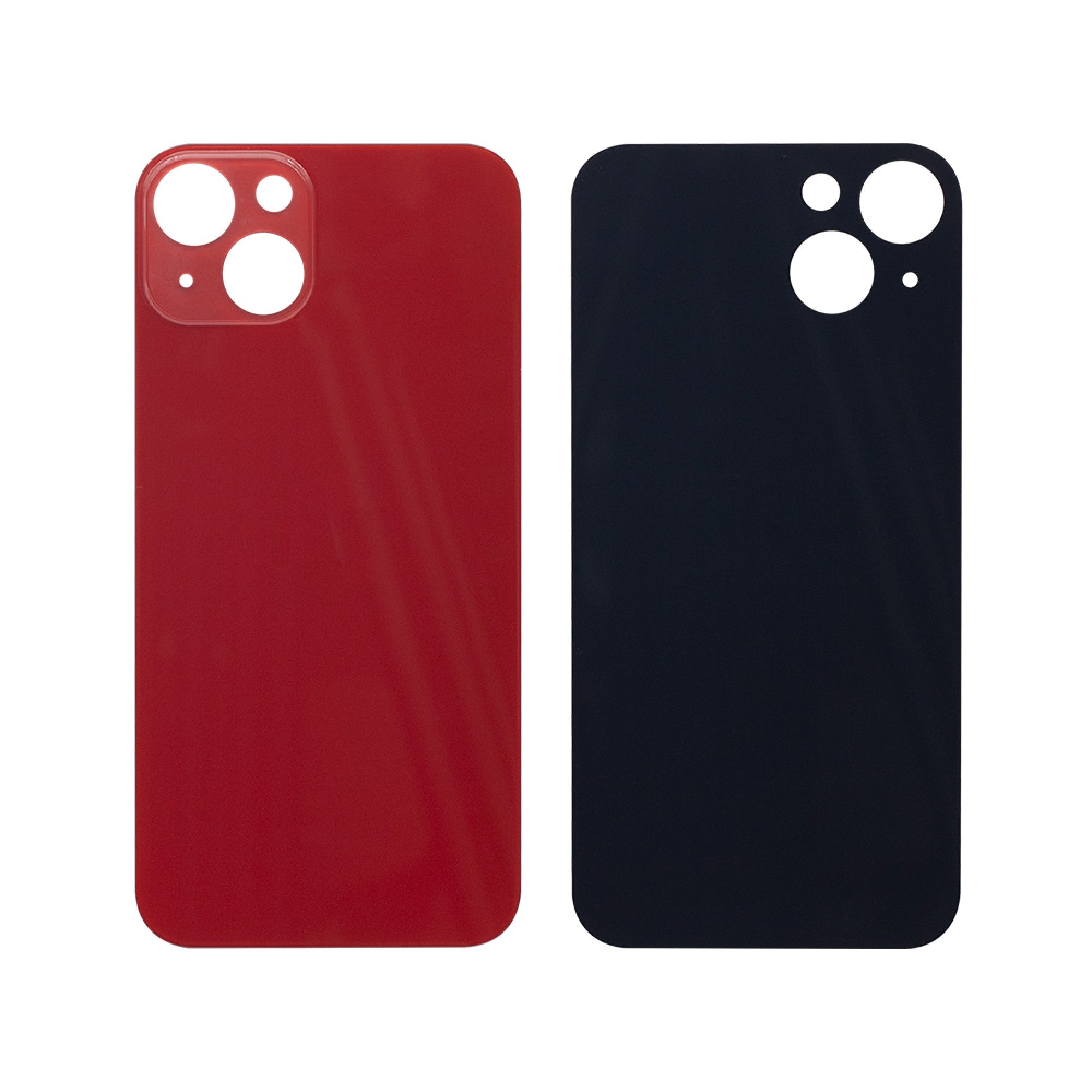 Vitre arrière iPhone 13 Rouge (Cadre caméra agrandi) - OEM