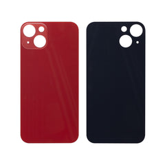 Vitre arrière iPhone 13 Rouge (Cadre caméra agrandi) - OEM
