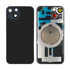 Vitre arrière iPhone 14 Noir (Cadre caméra agrandi) - OEM