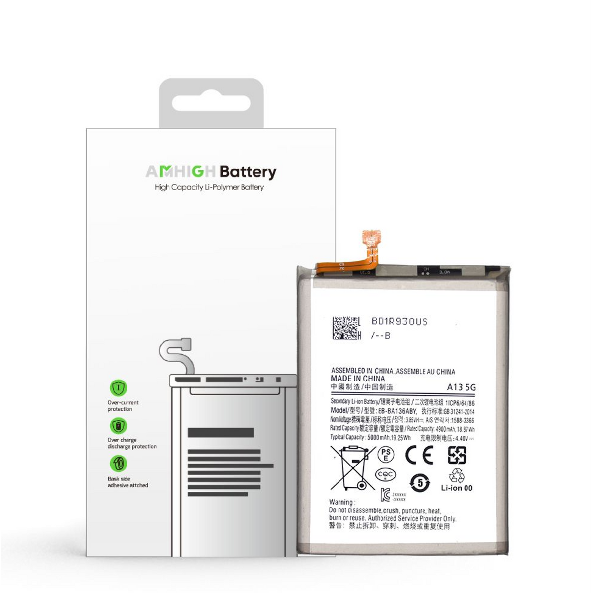 Batterie pour Samsung Galaxy A13 5G (SM-A136) – 5000mAh – OEM