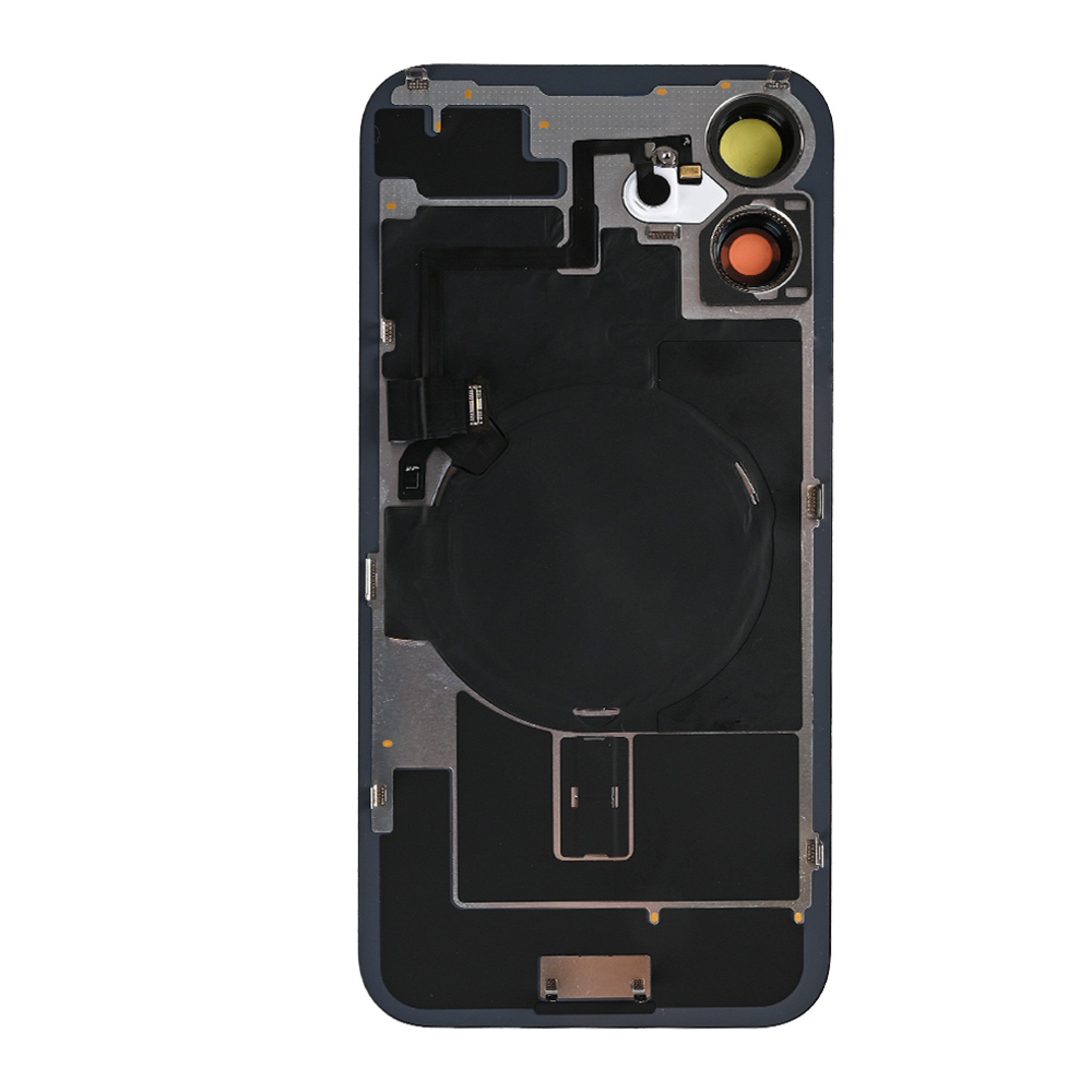 Vitre arrière iPhone 16 Plus avec NFC, cadre caméra agrandi Bleu sarcelle