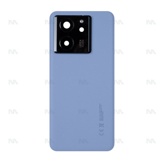 Vitre arrière Xiaomi 13T Pro (23078PND5G) Alpine Blue avec lentille - OEM