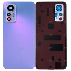 Vitre arrière Xiaomi 12 Lite 5G (2203129G) Rose Clair Violet avec lentille - OEM