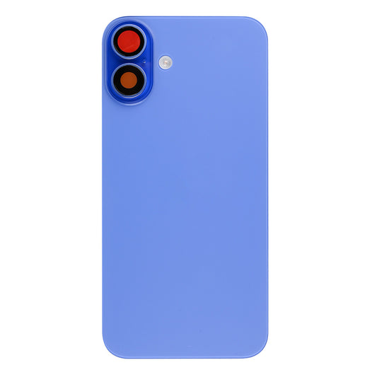 Vitre arrière iPhone 16 Plus avec NFC, cadre caméra agrandi Bleu ultramarine