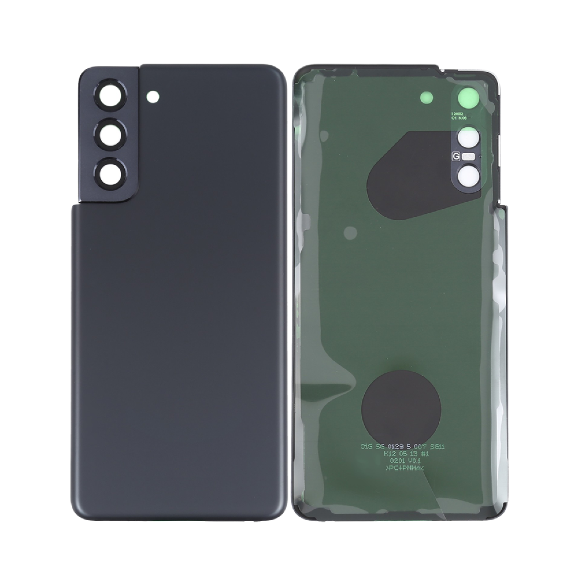 Vitre arrière Samsung Galaxy S21 5G G991 Phantom Gris avec Lentille - OEM