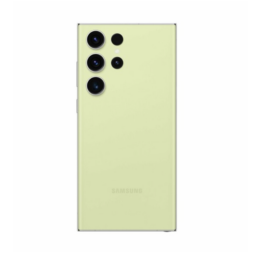 Vitre arrière Originale Samsung Galaxy S23 Ultra S918 Citron vert avec lentille