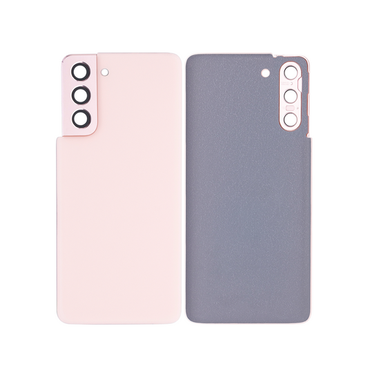 Vitre arrière Samsung Galaxy S21 5G G991 Phantom Rose Avec lentille - OEM