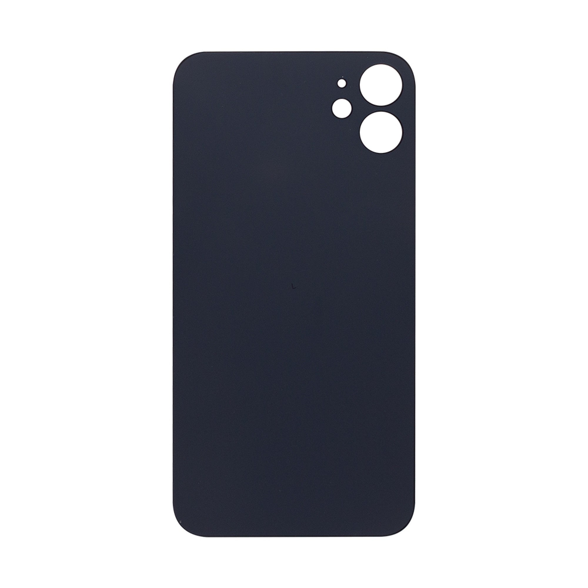Vitre arrière iPhone 11 Noire (Cadre caméra agrandi) - OEM