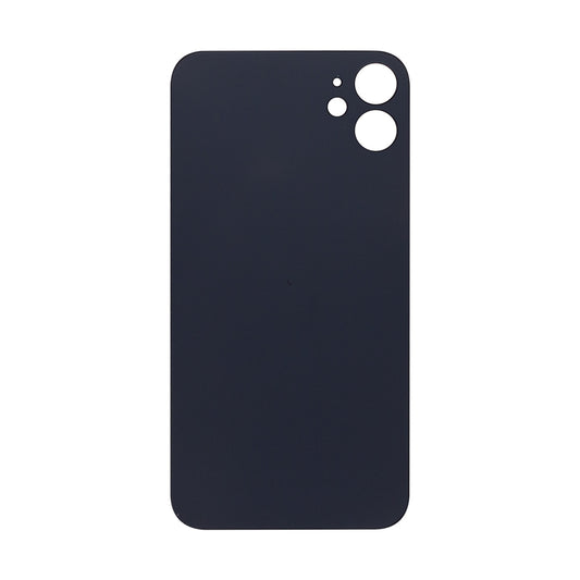Vitre arrière iPhone 11 Noire (Cadre caméra agrandi) - OEM