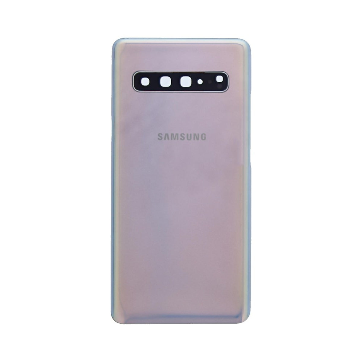 Samsung Galaxy S10 5G G977 Vitre arrière Argent  avec lentille - OEM