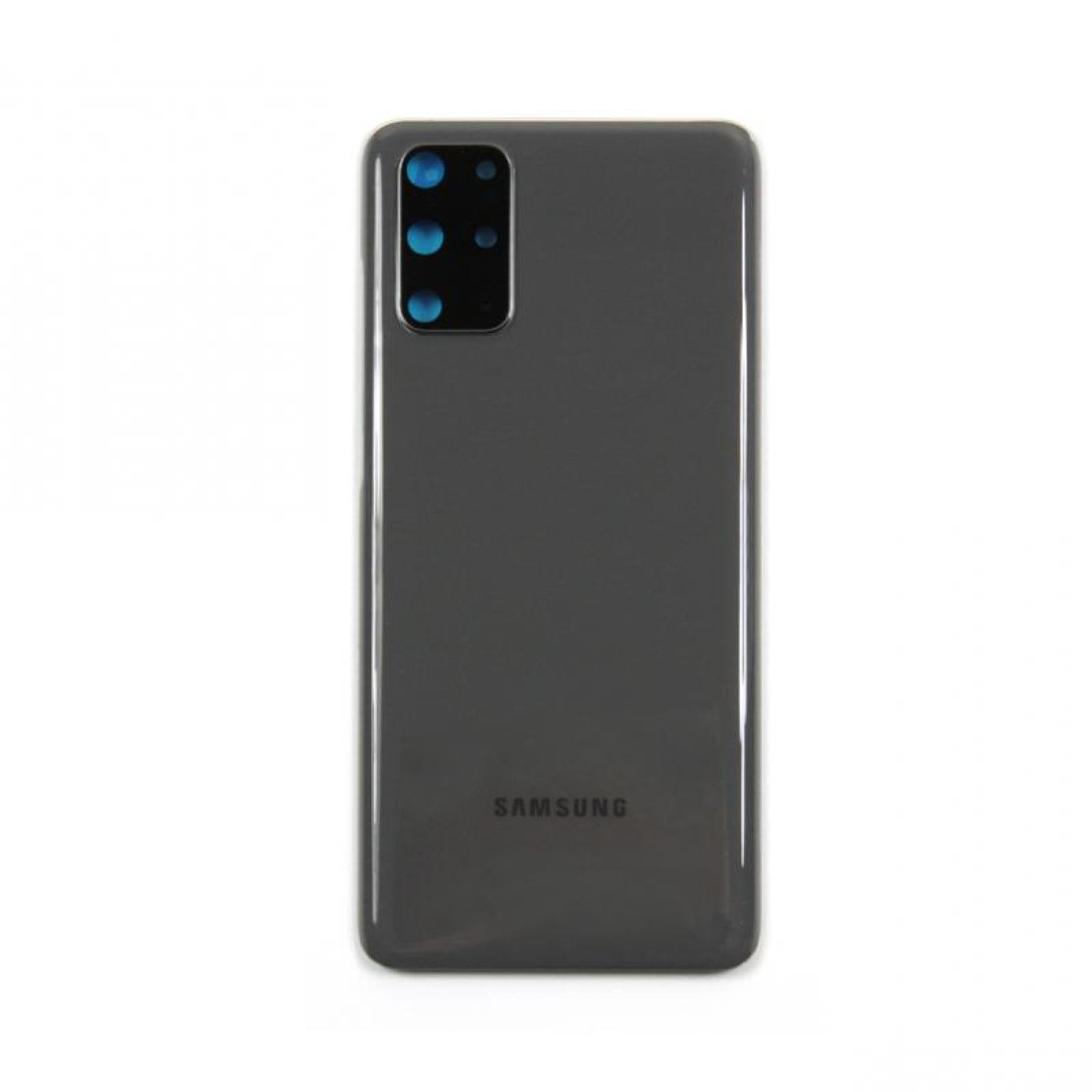 Vitre arrière originale Samsung Galaxy S20 Plus G985 / G986 Gris Cosmique Avec lentille