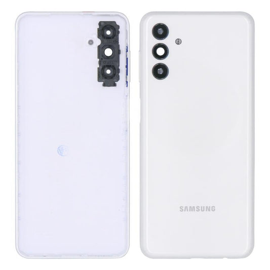 Vitre arrière Samsung Galaxy A04s A047F Blanche Avec Lentille - Original