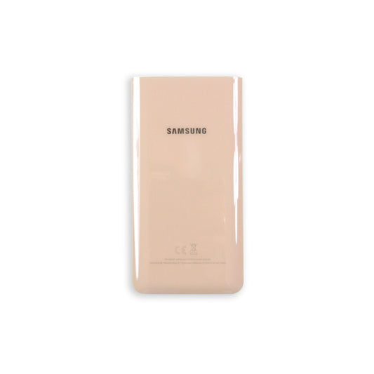 Samsung Galaxy A80 A805 Vitre arrière or rose sans lentille - OEM
