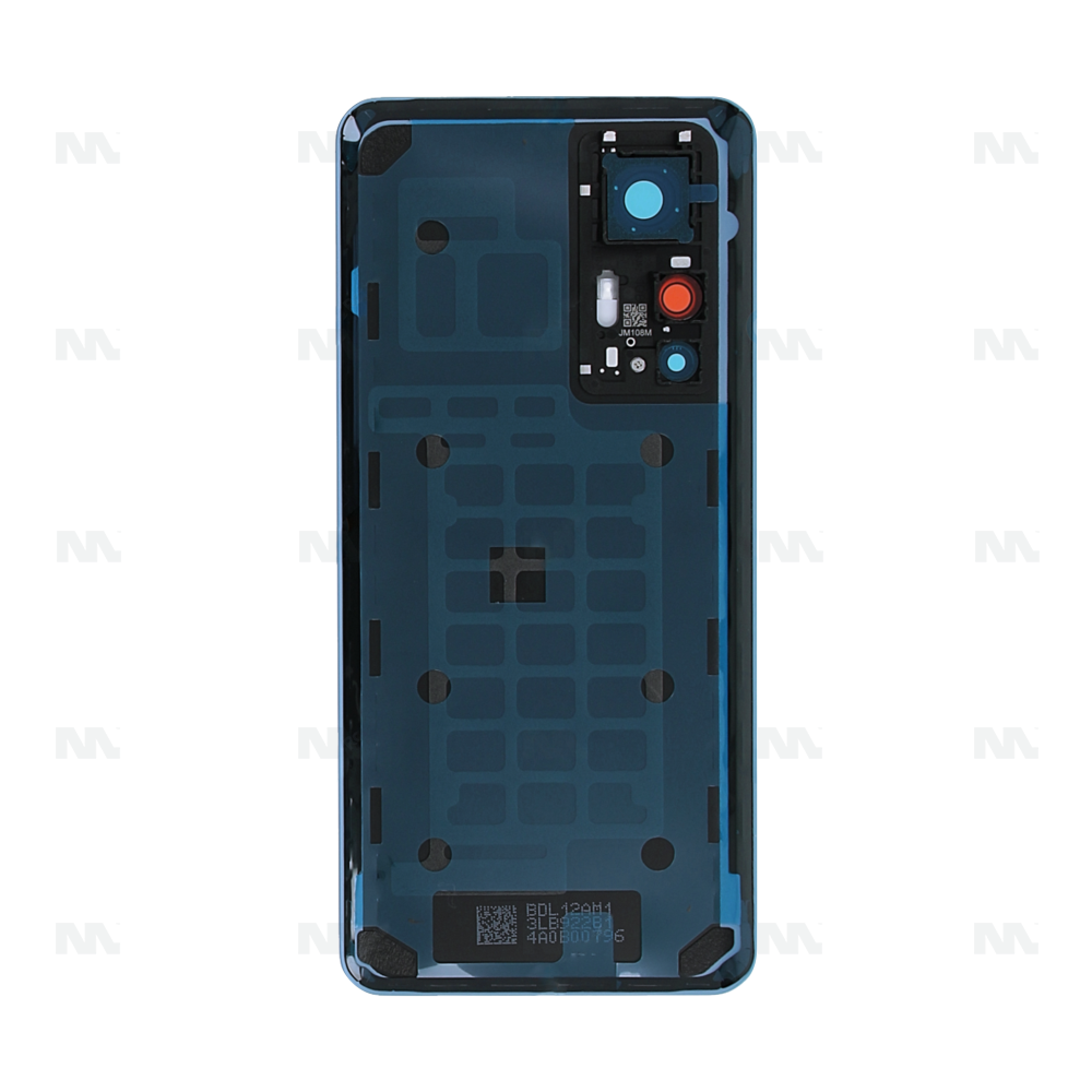 Vitre arrière Xiaomi 12T (22071212AG) Bleu avec lentille - OEM