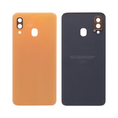 Vitre arrière Samsung Galaxy A40 A405F Corail avec lentille – OEM