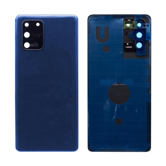 Vitre arrière Samsung Galaxy S10 Lite G770 Bleu avec lentille - OEM